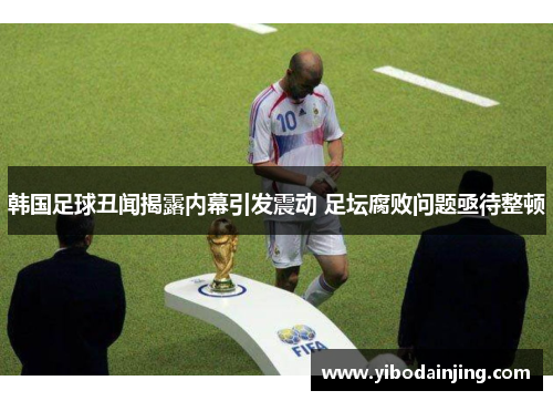 韩国足球丑闻揭露内幕引发震动 足坛腐败问题亟待整顿